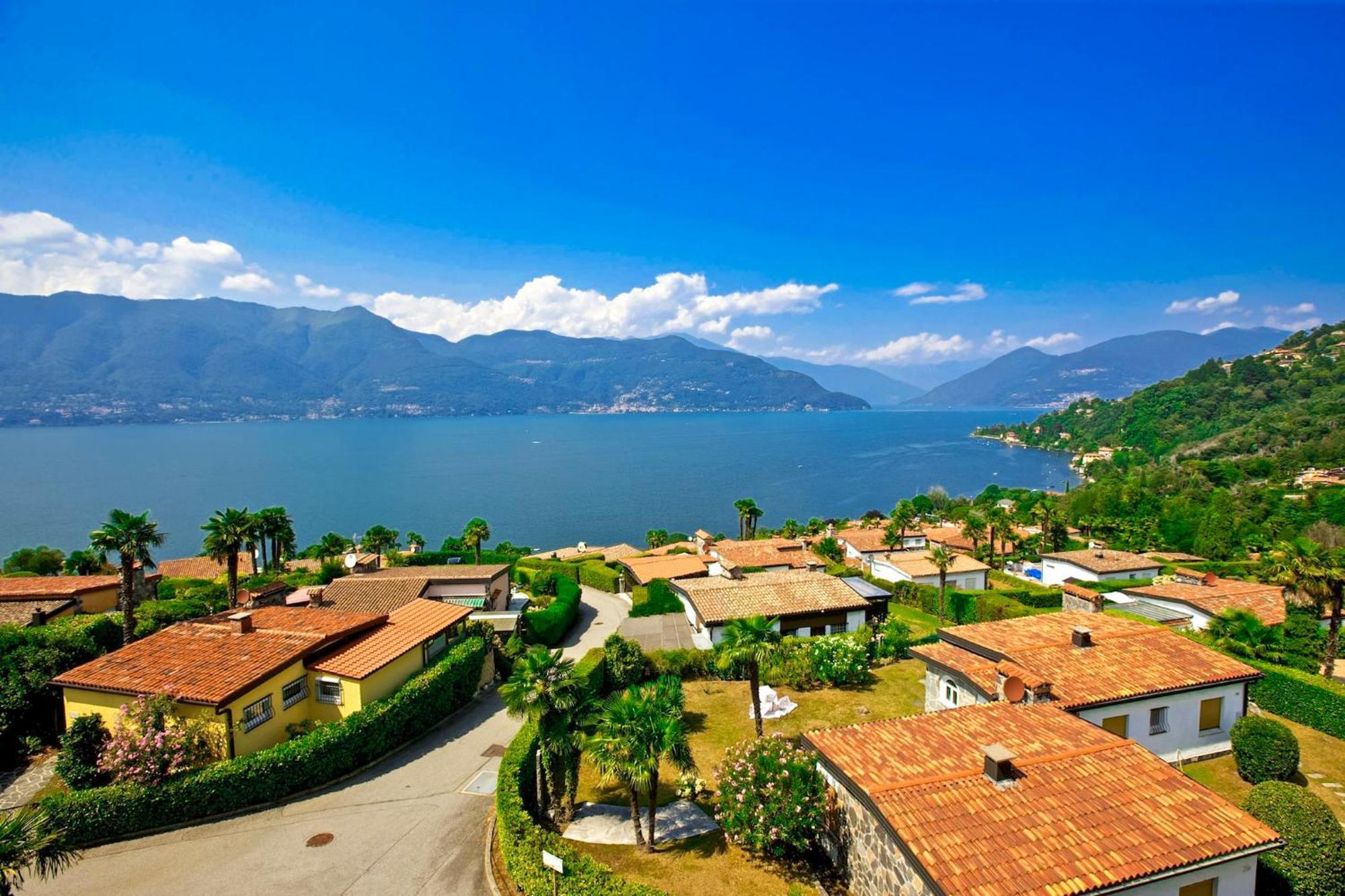 Parco Belmonte: Vista Fantastica Apartment Brezzo Bagian luar foto